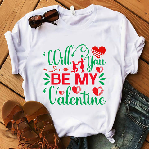 Will You Be My Valentine SVG DESIGN SVG Rafiqul20606 