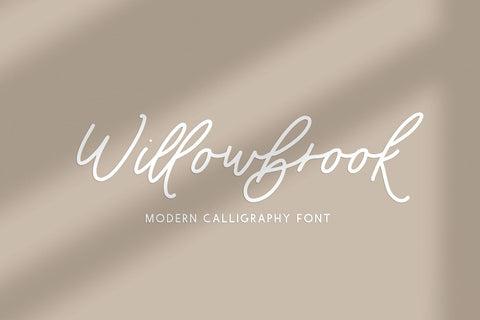 Willowbrook Script Font Beck McCormick 