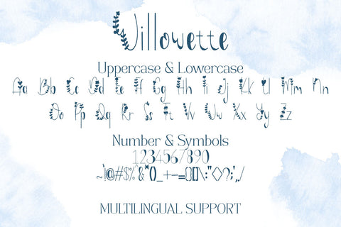 Willowette Font Font Dm Letter Studio 