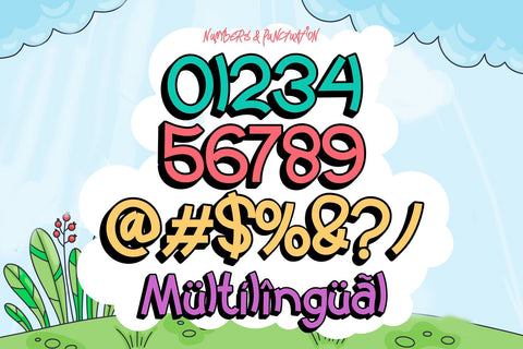 Wind Kids - Layered Display Font Font Mozzatype 