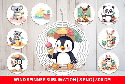 Wind Spinner Adorable School Summer Sublimation artnoy 