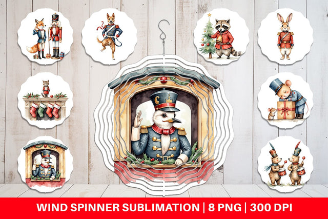 Wind Spinner Animal Toy Soldiers Sublimation artnoy 