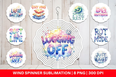 Wind Spinner Anti Hustle Rest Sublimation artnoy 