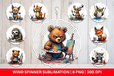 Wind Spinner Art Grumps Sublimation artnoy 
