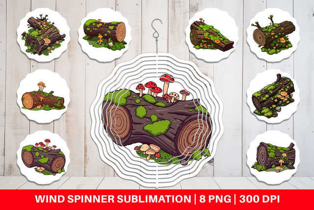 Wind Spinner Autumn Leaves Sublimation artnoy 