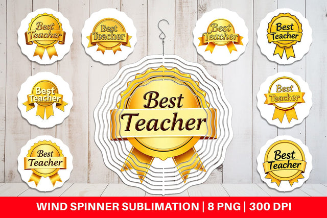 Wind Spinner Award Ribbon Sublimation artnoy 