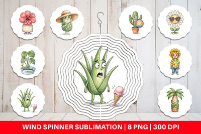 Wind Spinner Awkward Introvert Mom Flora Sublimation artnoy 