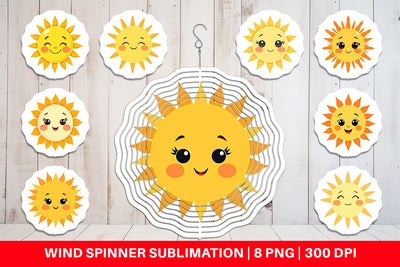 Wind Spinner Baby Sun Sublimation artnoy 