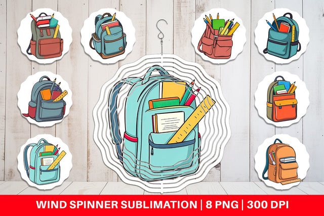 Wind Spinner Backpack Sublimation artnoy 