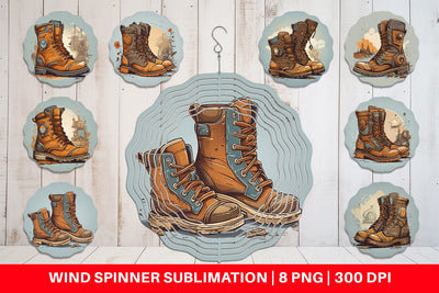 Wind Spinner Boots Vintage Sublimation artnoy 