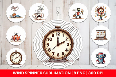 Wind Spinner Caffeine Commerce Sublimation artnoy 