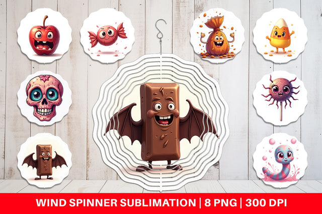 Wind Spinner Candy Surreals Sublimation artnoy 