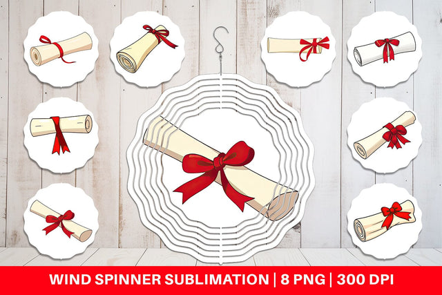 Wind Spinner Certificate Sublimation artnoy 