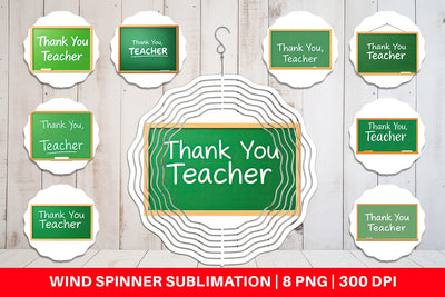 Wind Spinner Chalkboard Sublimation artnoy 