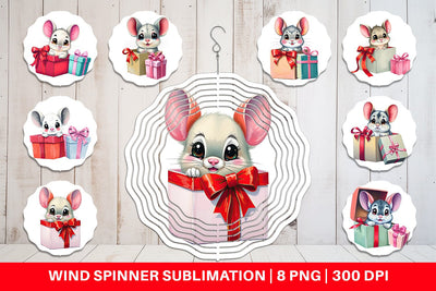 Wind Spinner Chinchilla Gift Sublimation artnoy 