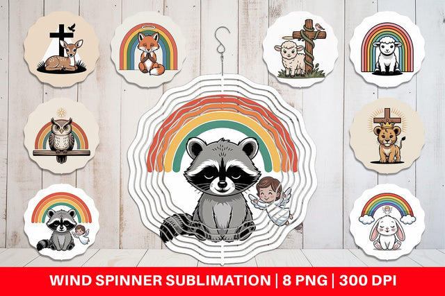 Wind Spinner Christian Vintage Sublimation artnoy 