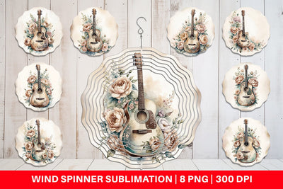 Wind Spinner Classic Guitar Sublimation artnoy 