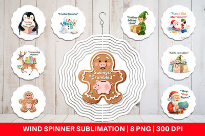 Wind Spinner Consumerism Satire Sublimation artnoy 