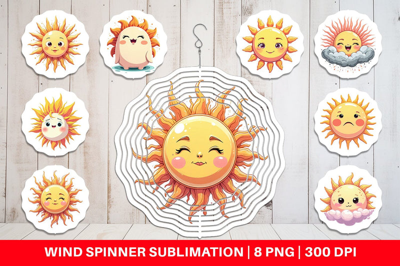 Wind Spinner Cool Soul Sun Sublimation artnoy 