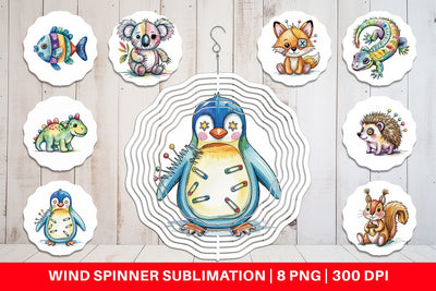 Wind Spinner Creepy Cute Pastel Halloween Sublimation artnoy 