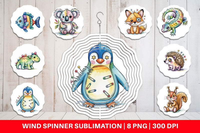 Wind Spinner Creepy Cute Pastel Halloween Sublimation artnoy 