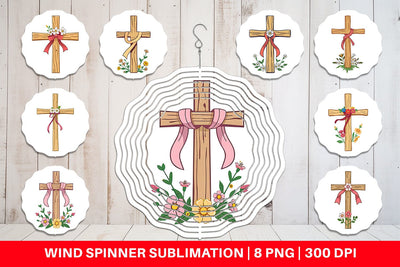 Wind Spinner Cross Sublimation artnoy 