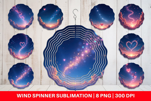 Wind Spinner Cupid Sky Sublimation artnoy 