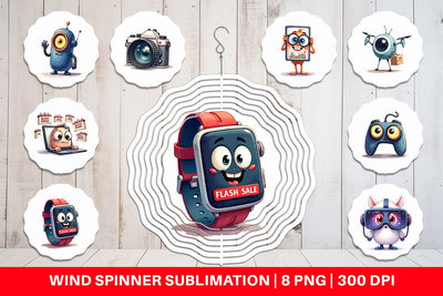 Wind Spinner Cyber Monday Craze Sublimation artnoy 