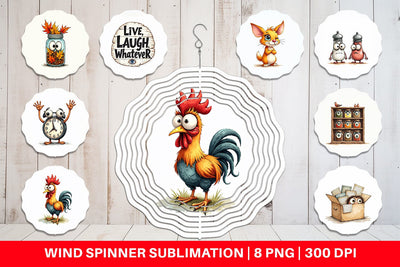Wind Spinner Cynical Farmhouse Decor Sublimation artnoy 