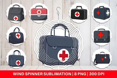 Wind Spinner Doctor Bag Sublimation artnoy 