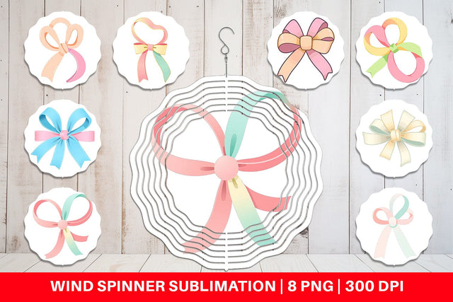 Wind Spinner Easter Ribbon Sublimation artnoy 