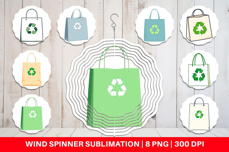 Wind Spinner Eco Bag Sublimation artnoy 