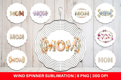Wind Spinner Elegant Lemon MOM Mediterranean Sublimation artnoy 
