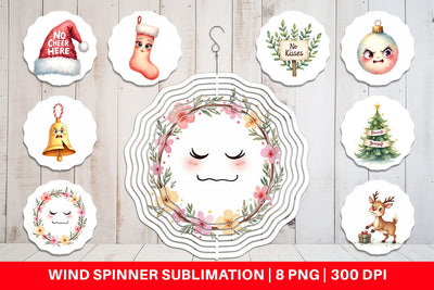 Wind Spinner Festive Rage Sublimation artnoy 
