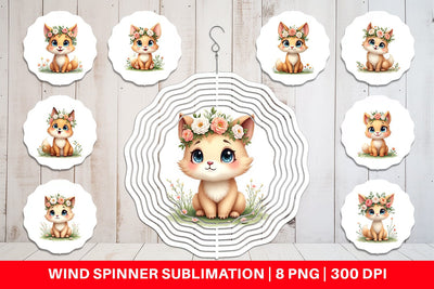 Wind Spinner Furry Expressions Sublimation artnoy 