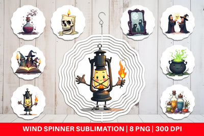 Wind Spinner Gothic Halloween Miscellaneous Sublimation artnoy 