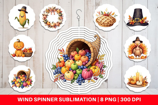 Wind Spinner Grateful Gathering Sublimation artnoy 