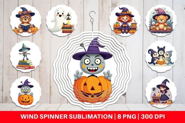 Wind Spinner Haunted Toy Shop Sublimation artnoy 