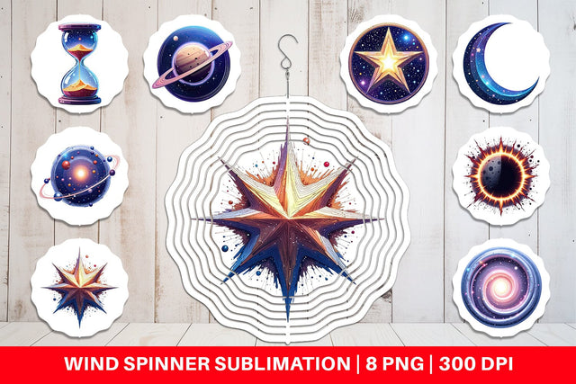 Wind Spinner Interstellar Icons Sublimation artnoy 