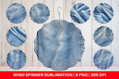 Wind Spinner Jean Texture Sublimation artnoy 