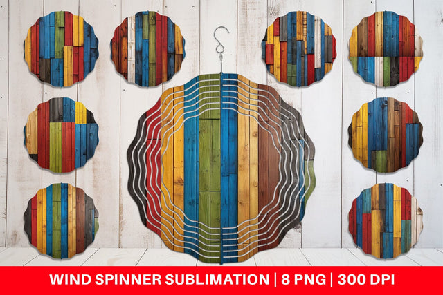 Wind Spinner Juneteenth Wood Texture Sublimation artnoy 