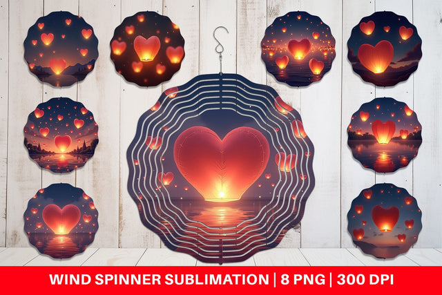Wind Spinner Lanterns Sublimation artnoy 