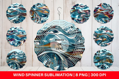 Wind Spinner Liquid Metal Flow Sublimation artnoy 