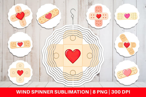 Wind Spinner Medical Bandage Sublimation artnoy 