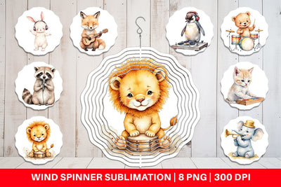 Wind Spinner Melody Baby Beats Sublimation artnoy 
