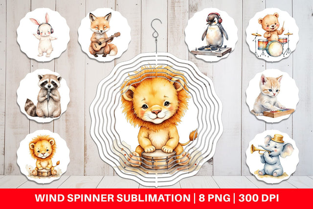 Wind Spinner Melody Baby Beats Sublimation artnoy 