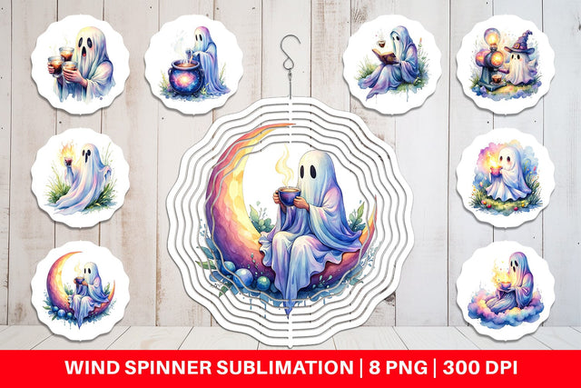 Wind Spinner Midnight Espresso Magic Art Sublimation artnoy 
