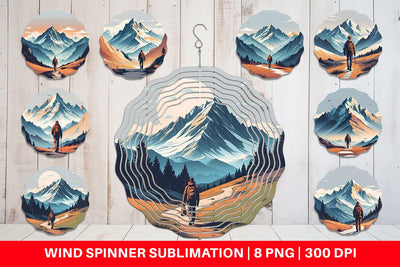 Wind Spinner Mountain Sublimation artnoy 