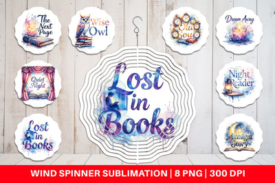 Wind Spinner Night Owl Quotes Sublimation artnoy 