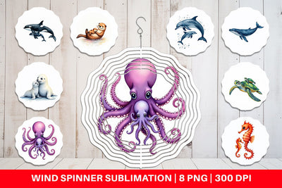 Wind Spinner Ocean Wonders Sublimation artnoy 
